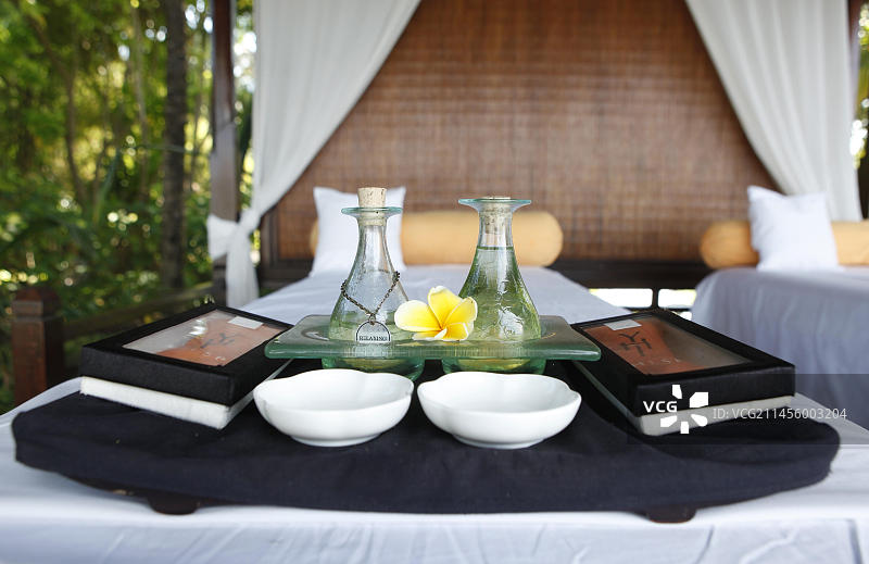 巴厘岛努沙杜瓦健康水疗中心图片素材