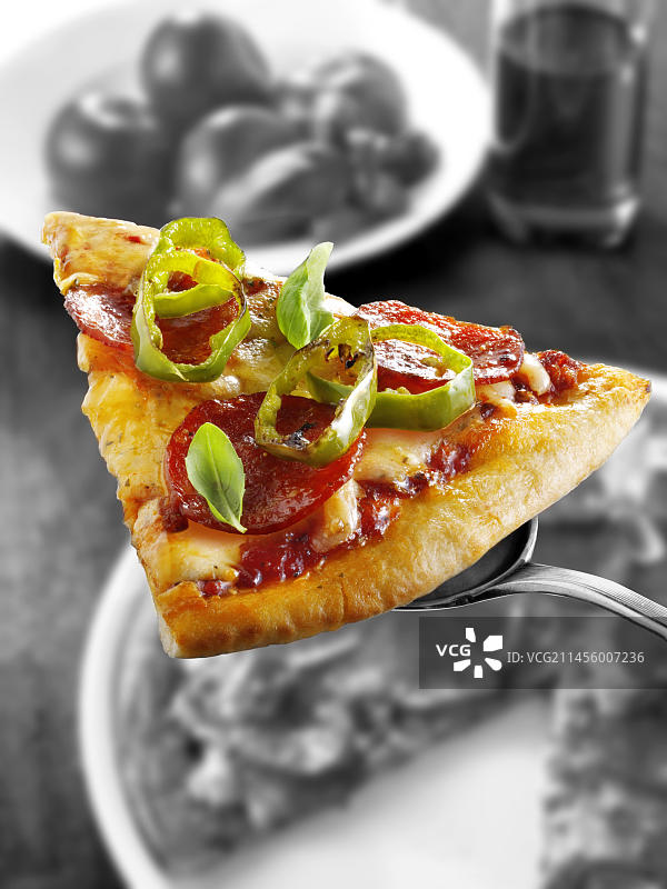 意式香肠披萨图片素材