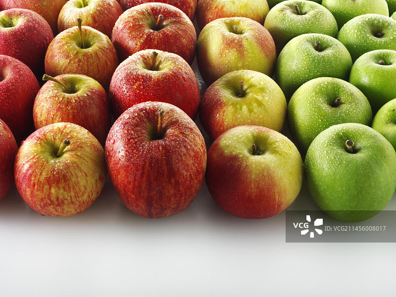 新鲜混合苹果图片素材