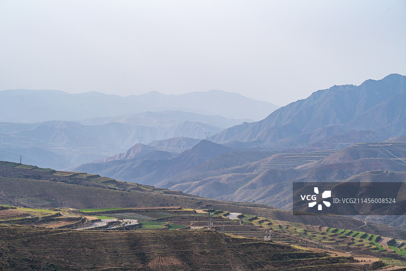 甘肃省兰州市榆中县兴隆山马衔山秋景图片素材
