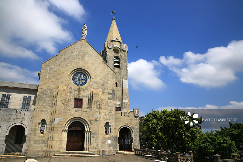 澳门西望洋山（主教山）小堂图片素材