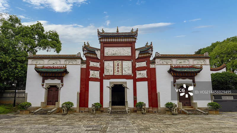 湖南 岳阳 汨罗 屈子祠图片素材