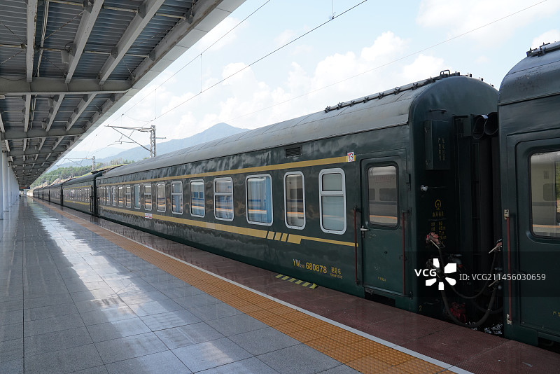 绿皮火车图片素材