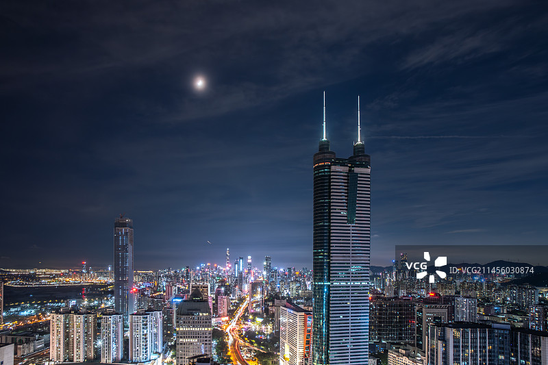 深圳罗湖区地标建筑图片素材