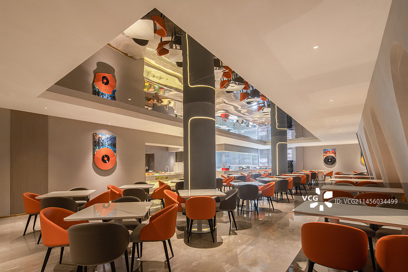 现代食堂自助餐厅图片素材