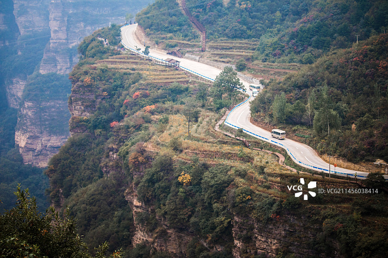 太行天路图片素材