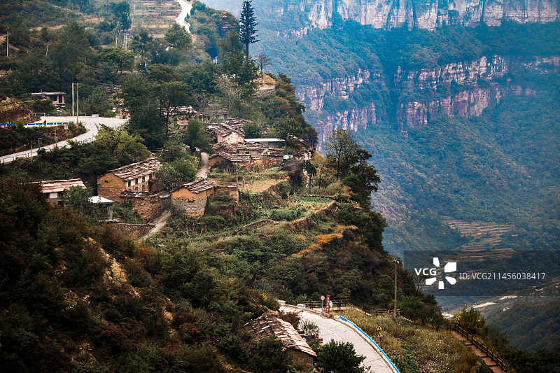 太行天路图片素材