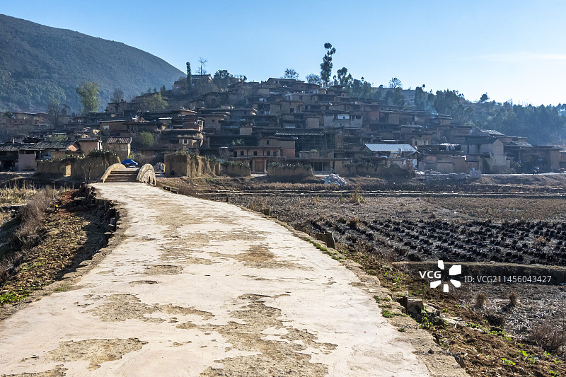 云南省红河州泸西县城子古村图片素材