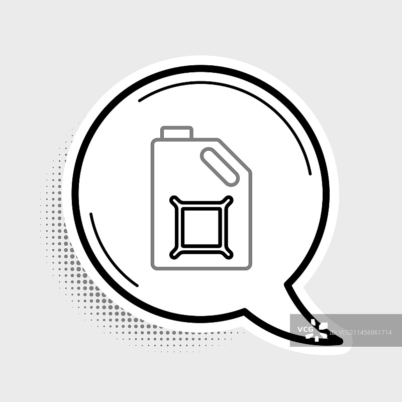 线路罐用于电机机油图标隔离图片素材