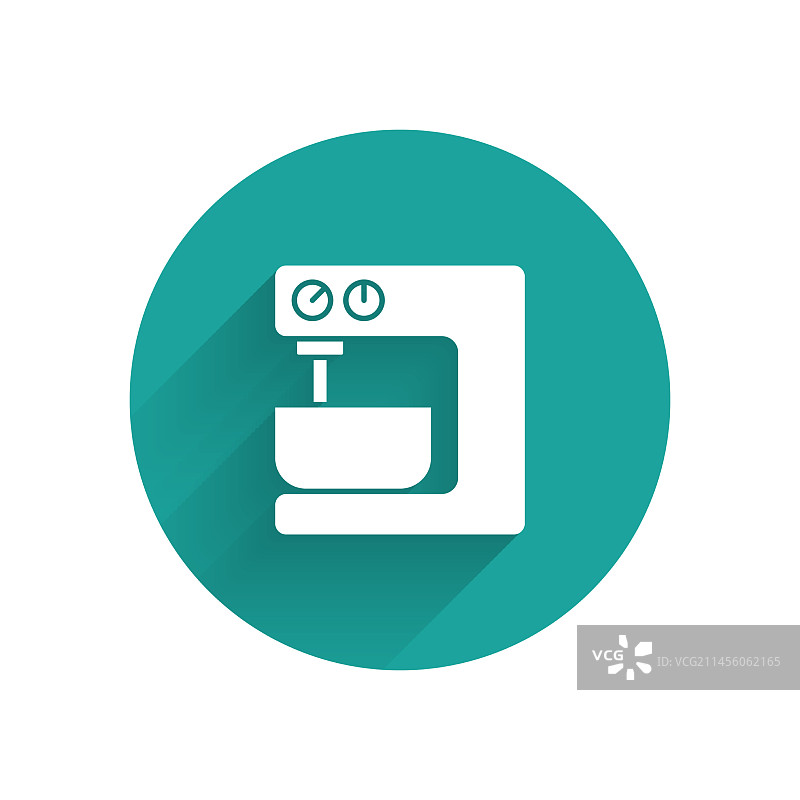 白色电动搅拌器图标图片素材