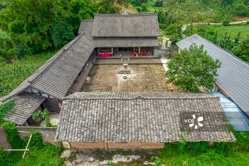 中国四川省雅安市名山区金刚寺图片素材