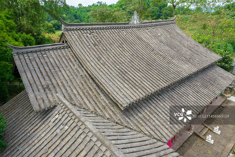 中国四川省雅安市名山区金刚寺图片素材