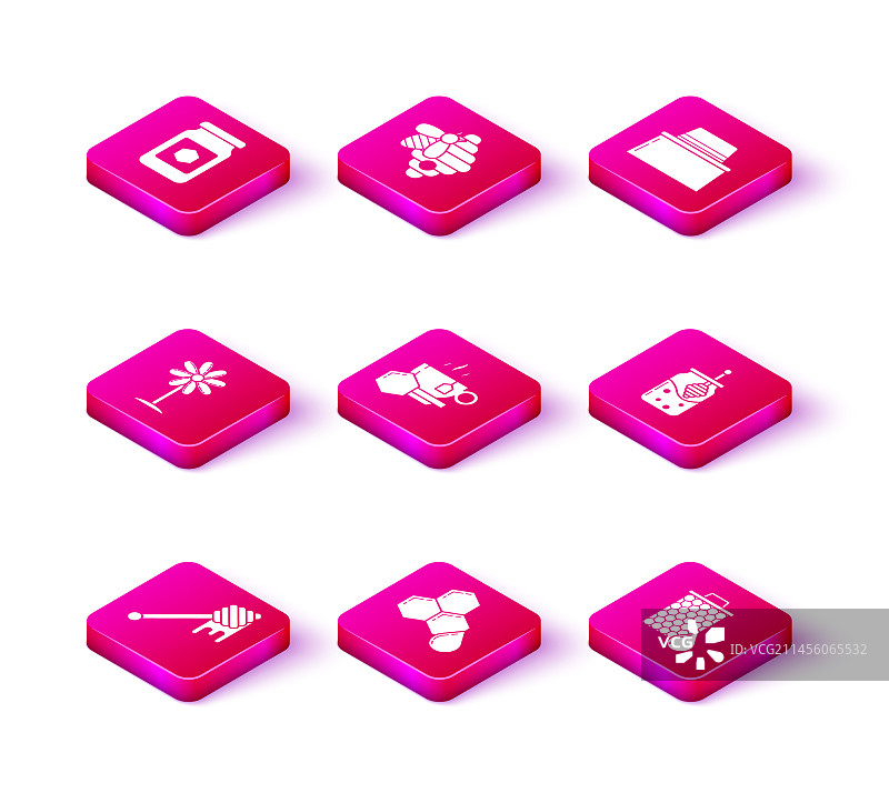 滴蜜蜂蜜勺套装图片素材