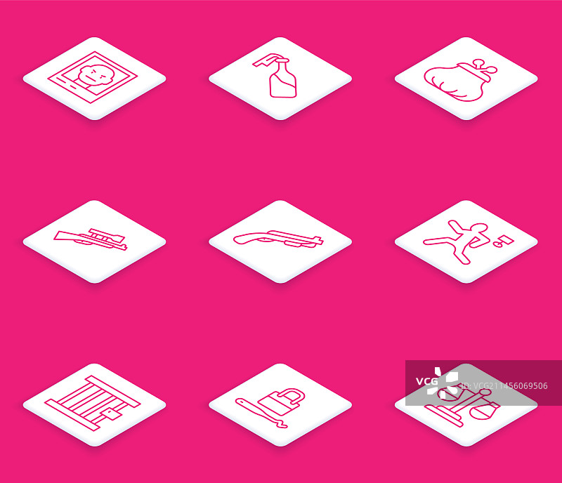 通缉令莫洛托夫燃烧瓶钱包图标图片素材