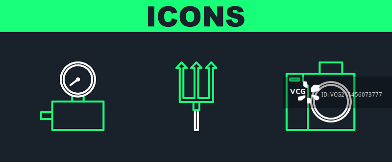 潜水相机压力表图片素材