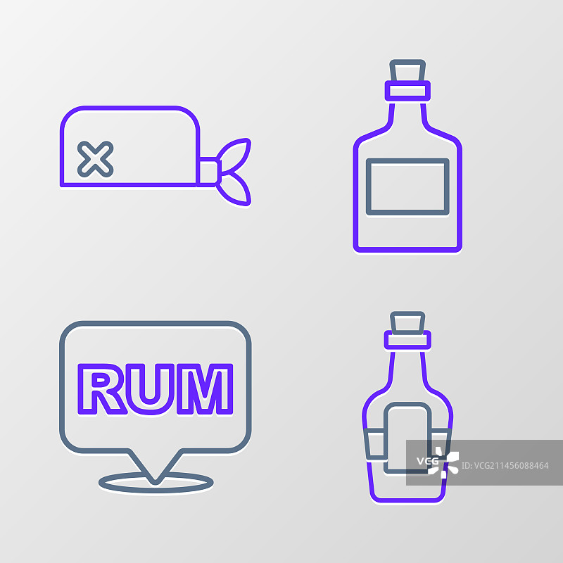 朗姆酒与海盗头巾banner图片素材