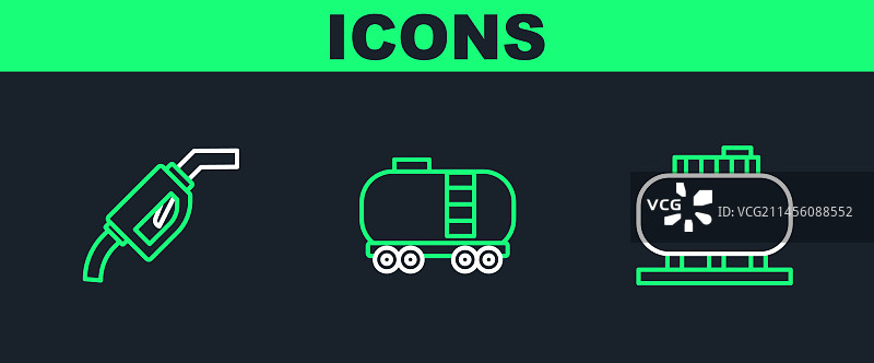 油罐储油库汽油泵喷嘴图片素材