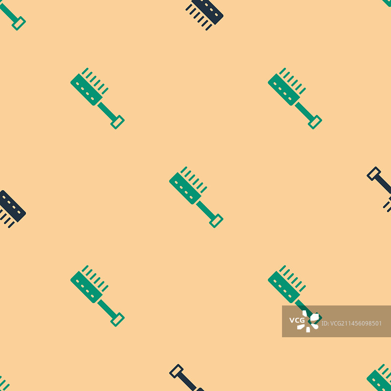 绿色黑色桑拿刷图标图片素材