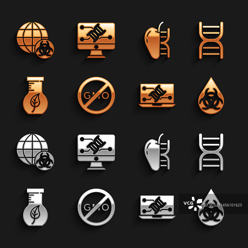 禁止转基因，DNA符号基因工程素材图片素材
