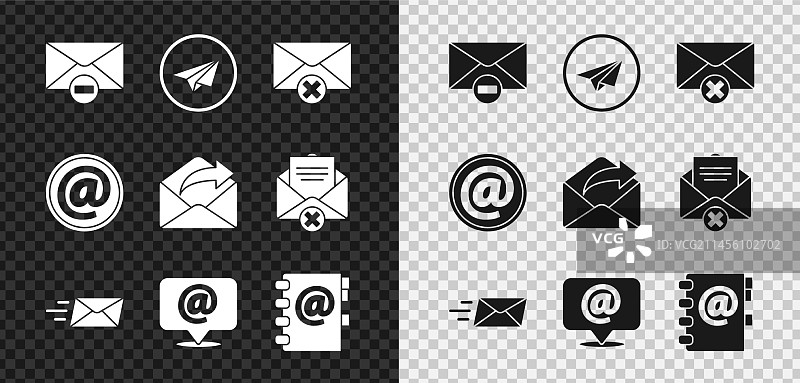 删除信封纸飞机特快专递合集图片素材