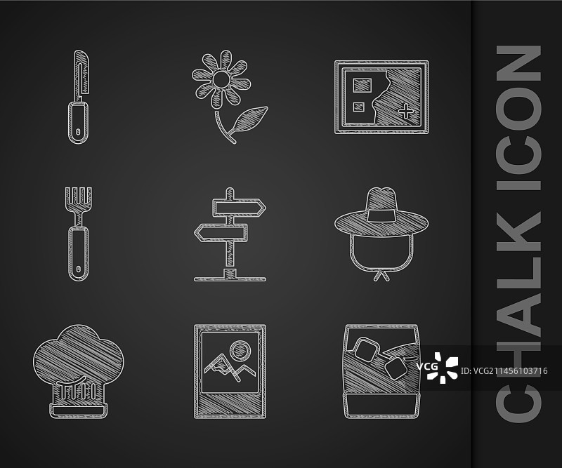 道路交通标志相框玻璃图片素材