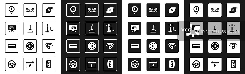 汽车发动机涡轮增压器罐图片素材