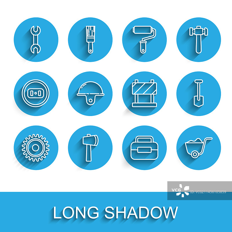 电锯片木斧扳手banner图片素材