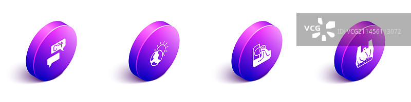 2.5D全球变暖废水和标语图片素材