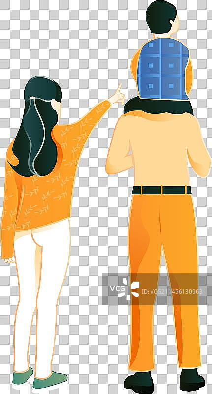 一家人图片素材