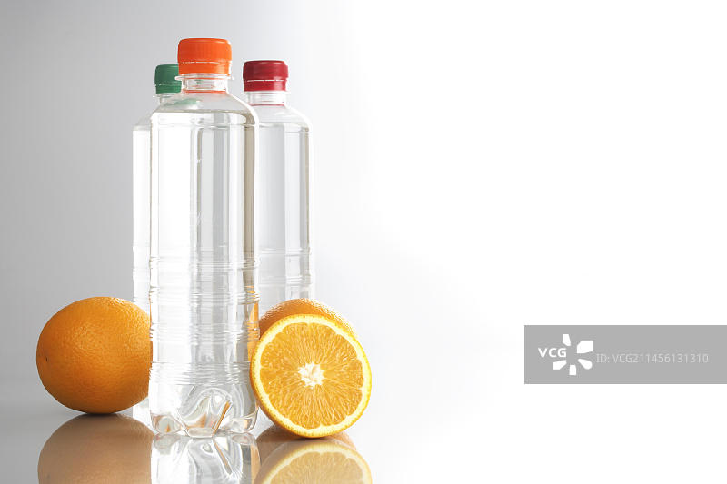 橙子风味矿泉水图片素材