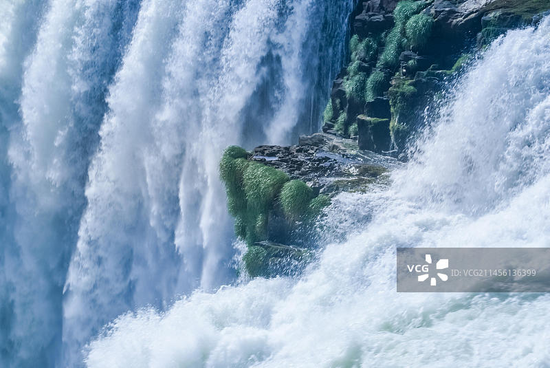 阿根廷伊瓜苏瀑布流水照片图片素材