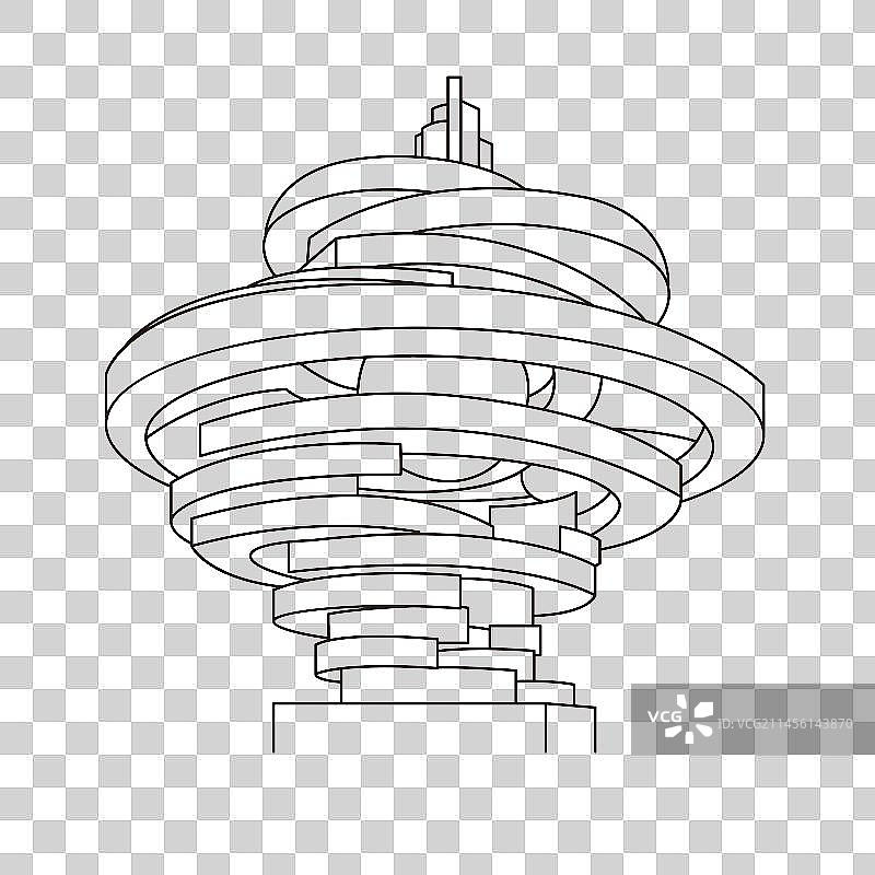 青岛地标建筑五四广场图片素材