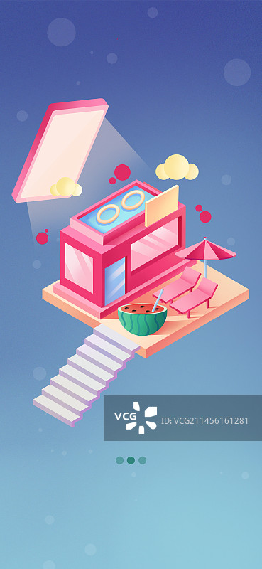 2.5D插画图片素材