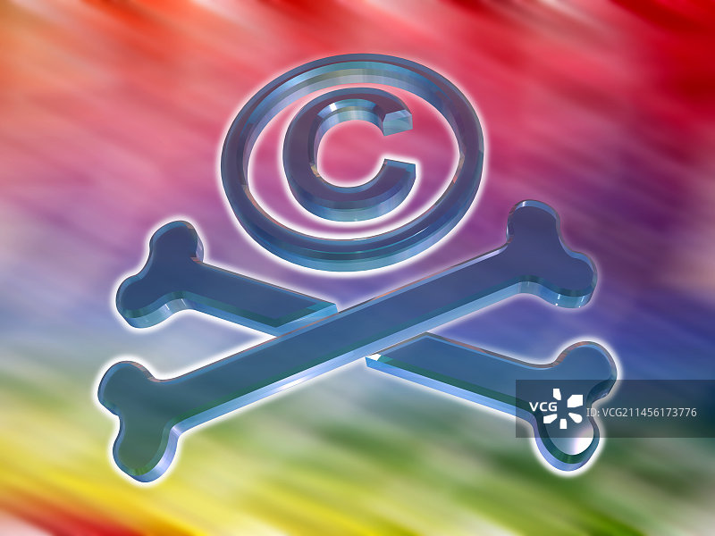 版权盗版概念艺术作品图片素材