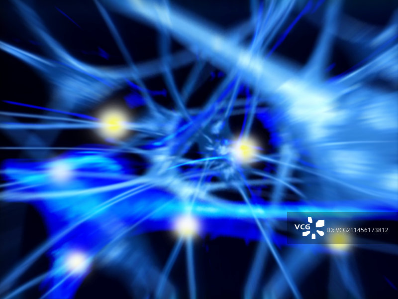 神经细胞计算机艺术图图片素材