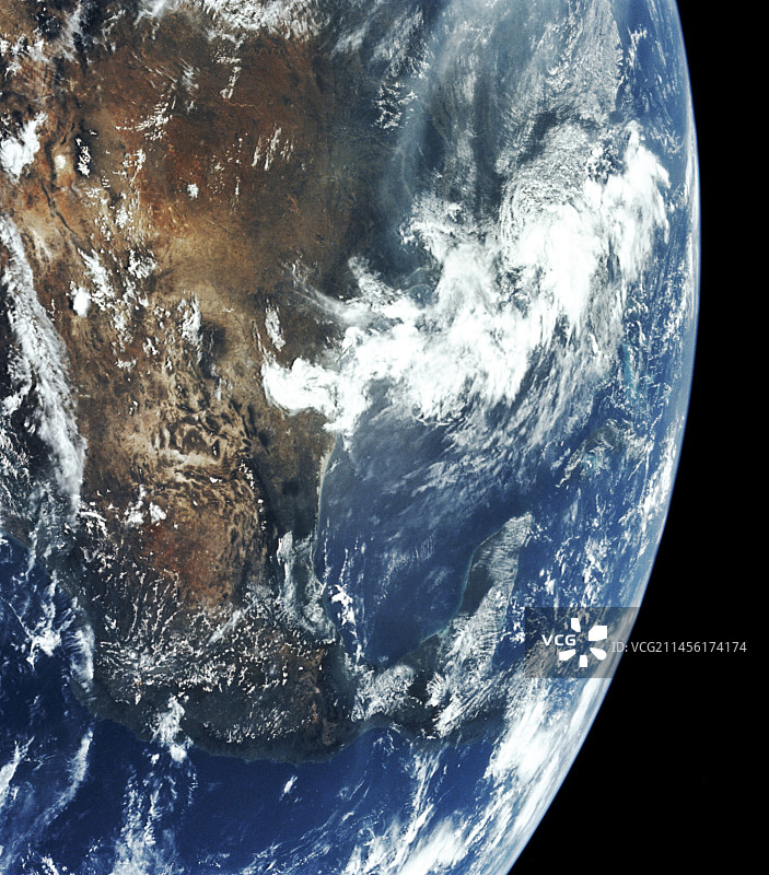 来自太空的墨西哥图片素材