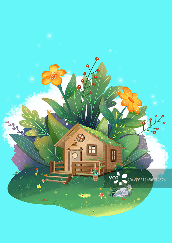 植物插画图片素材