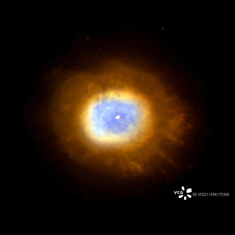 行星状星云X射线合成图图片素材