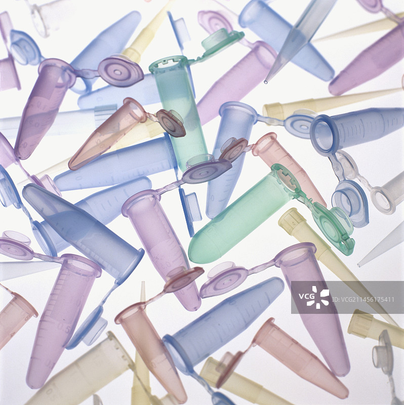 移液器吸头和样品管图片素材