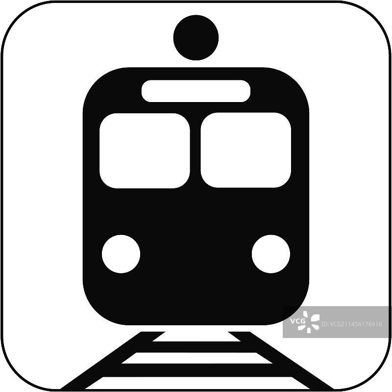 郊区火车标志艺术作品图片素材