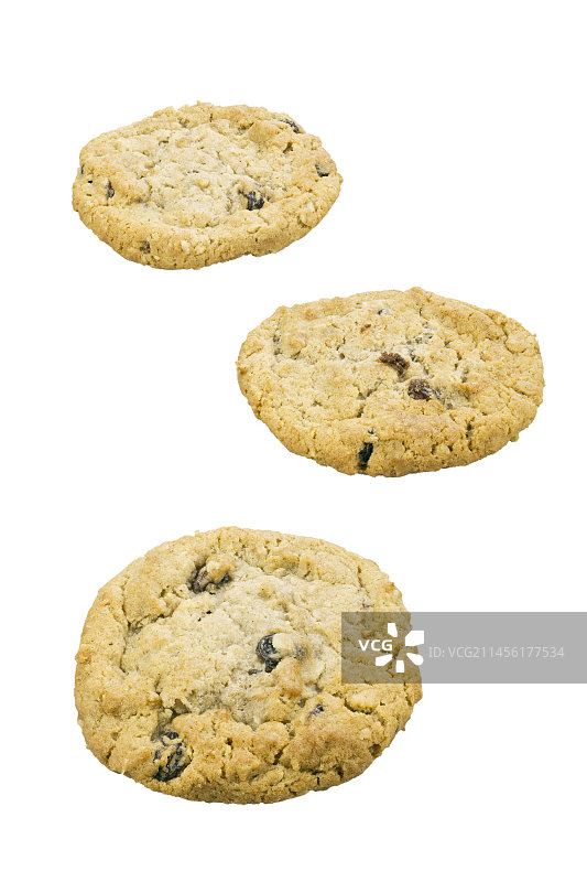 燕麦葡萄干饼干图片素材