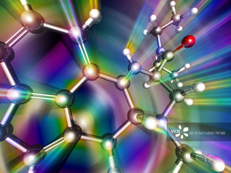 LSD分子艺术图图片素材
