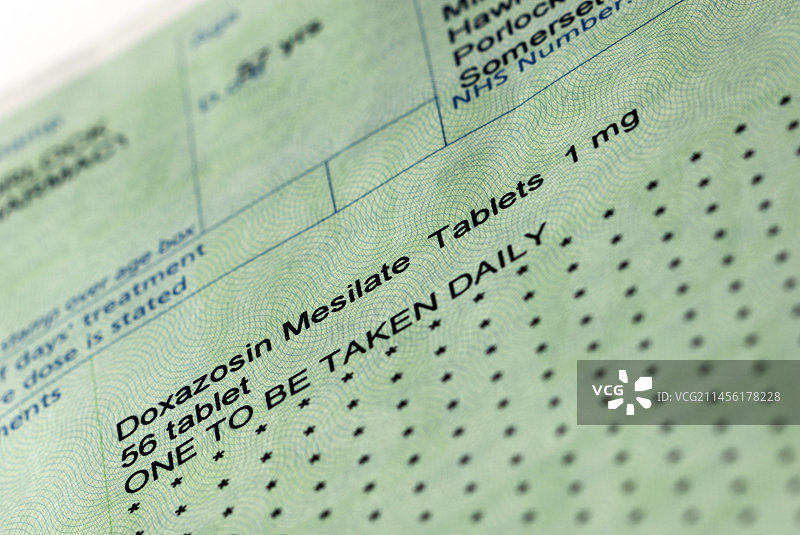 医疗处方图片素材