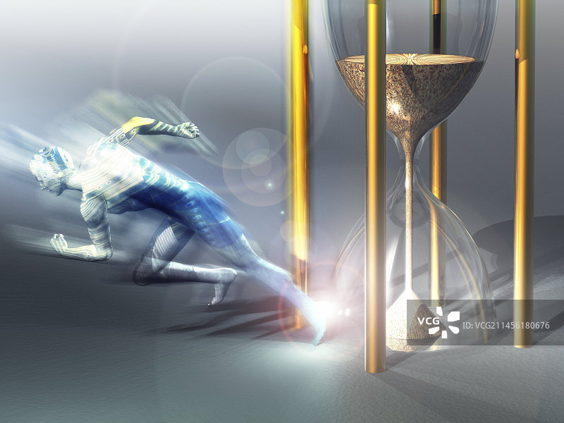 时间旅行概念艺术图片素材