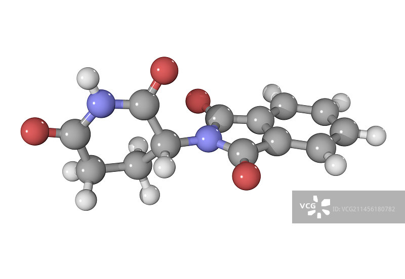 沙利度胺药物分子图片素材