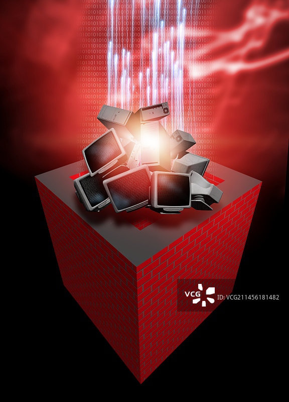 防火墙保护概念艺术作品图片素材