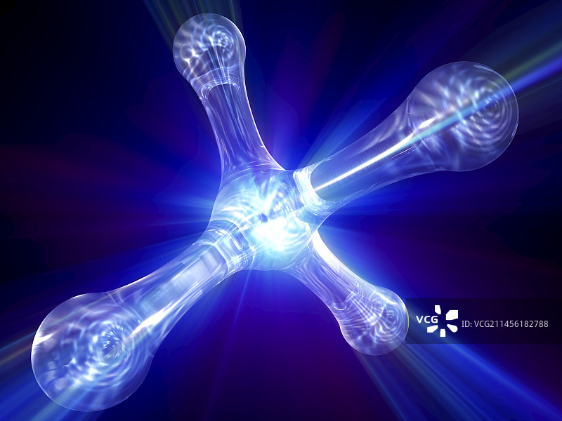 量子原子模型图片素材