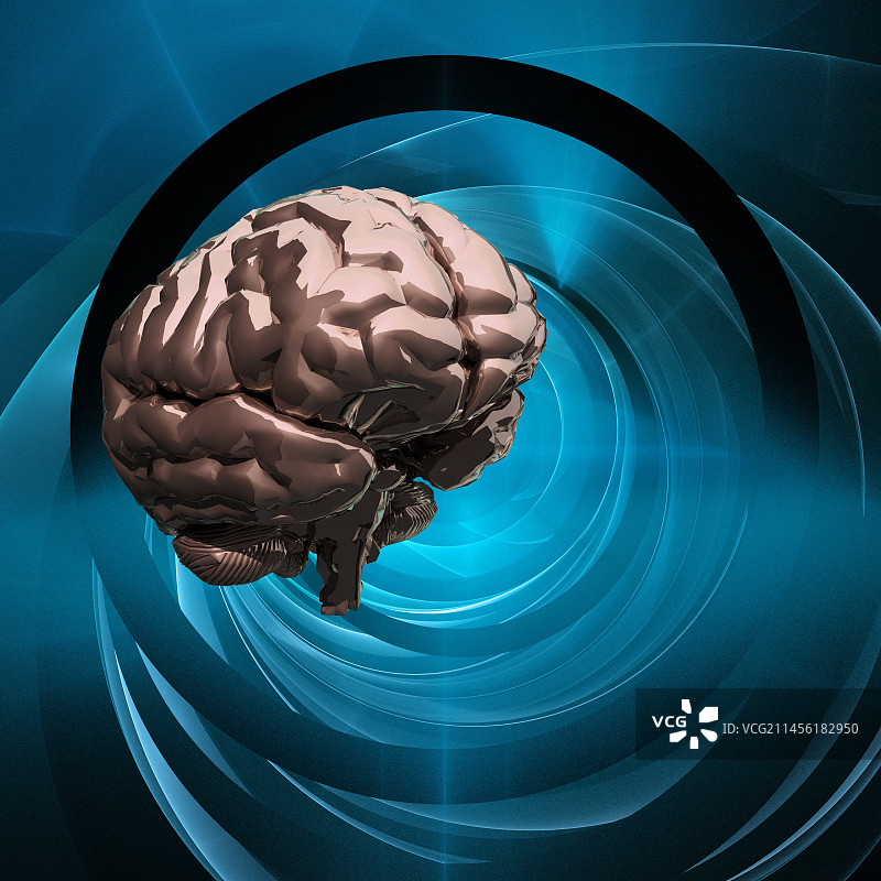 大脑研究，概念艺术品图片素材