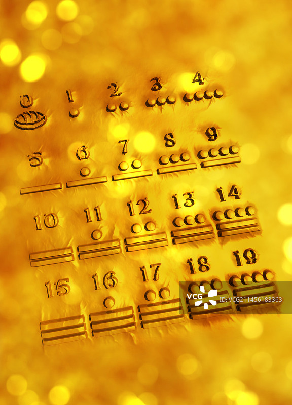 玛雅数字艺术作品图片素材