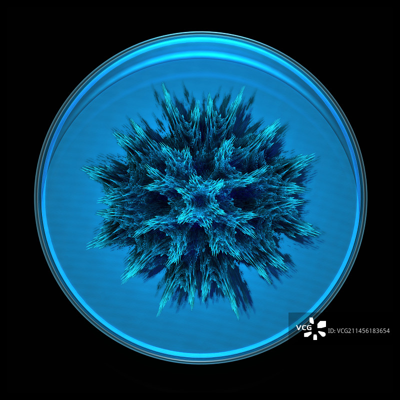 病毒研究概念艺术作品图片素材